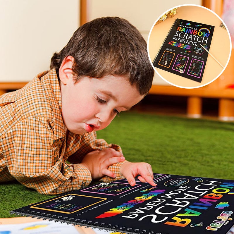 🌈Regenboogkraskunstnotitieboekje