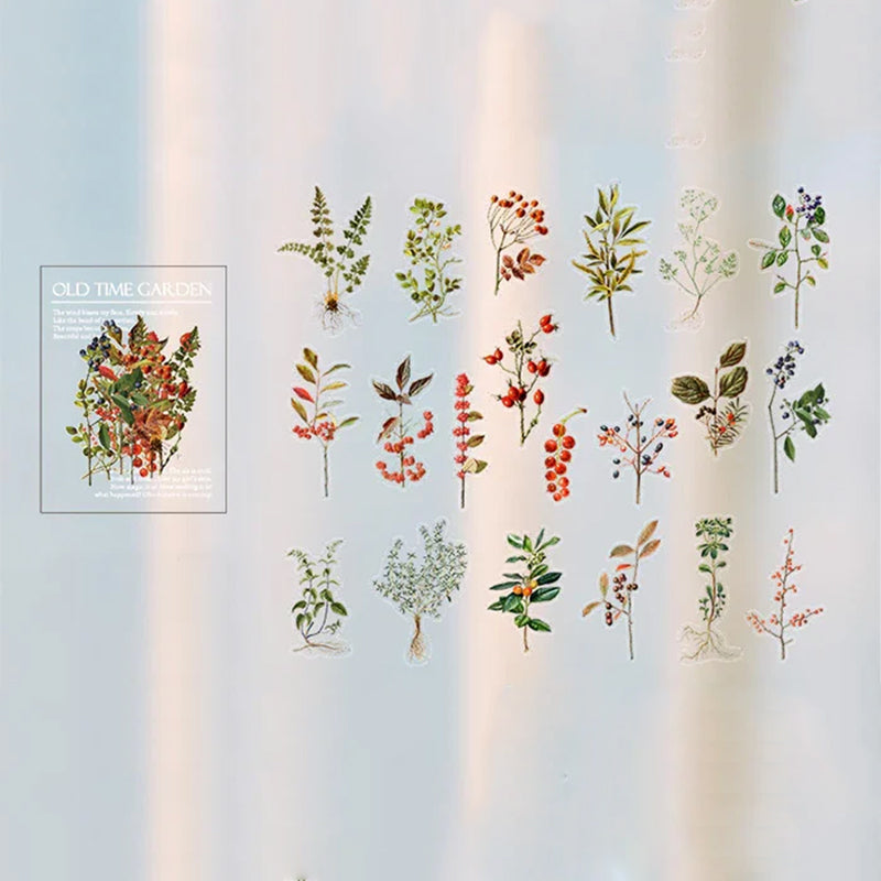 Geheugen Tuin-serie PET-stickerset