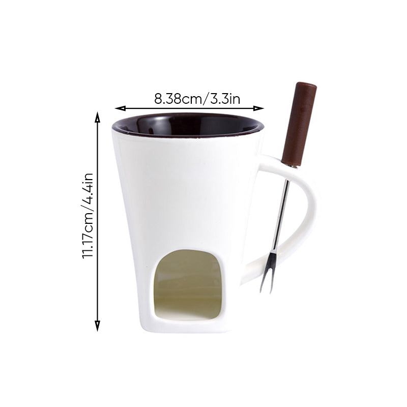 Multi-Functional Ceramic Fondue Mug