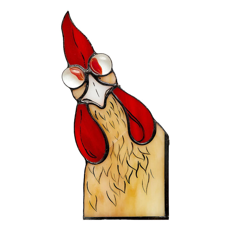 Grappige raamhoekdecoratie