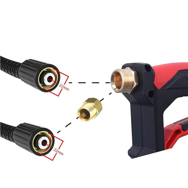 Watersproeigereedschap met 5 hogedruksproeiers