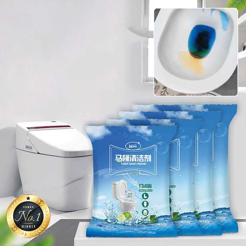 Krachtige toiletpotreiniger voor vergeling en kalkaanslag