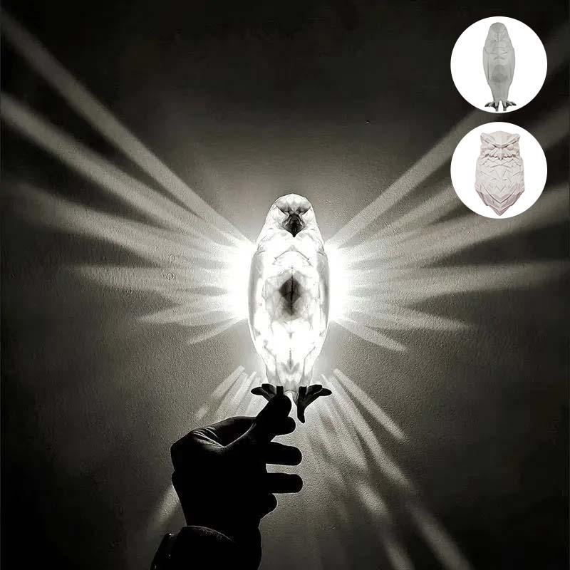 Spuitgegoten Uil Eagle-nachtlampje