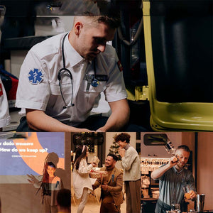 Draadloze 1080P vlog-lichaamscamera