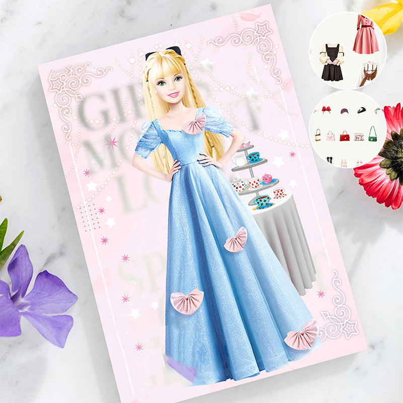 👗Magnetische prinsessen-aankleedpop van papier👸