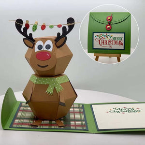 3D pop-up kerstkaart