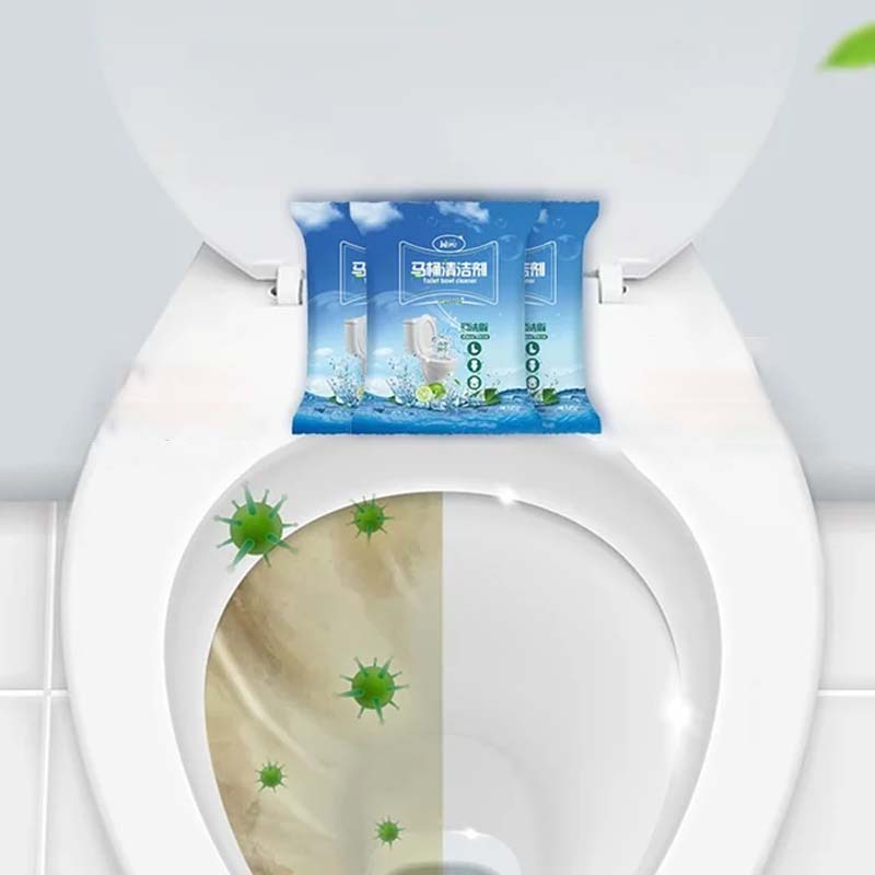 Krachtige toiletpotreiniger voor vergeling en kalkaanslag