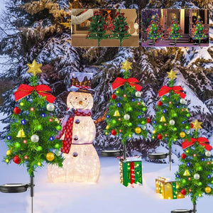 Decoratieve kerstboom vloerverlichting