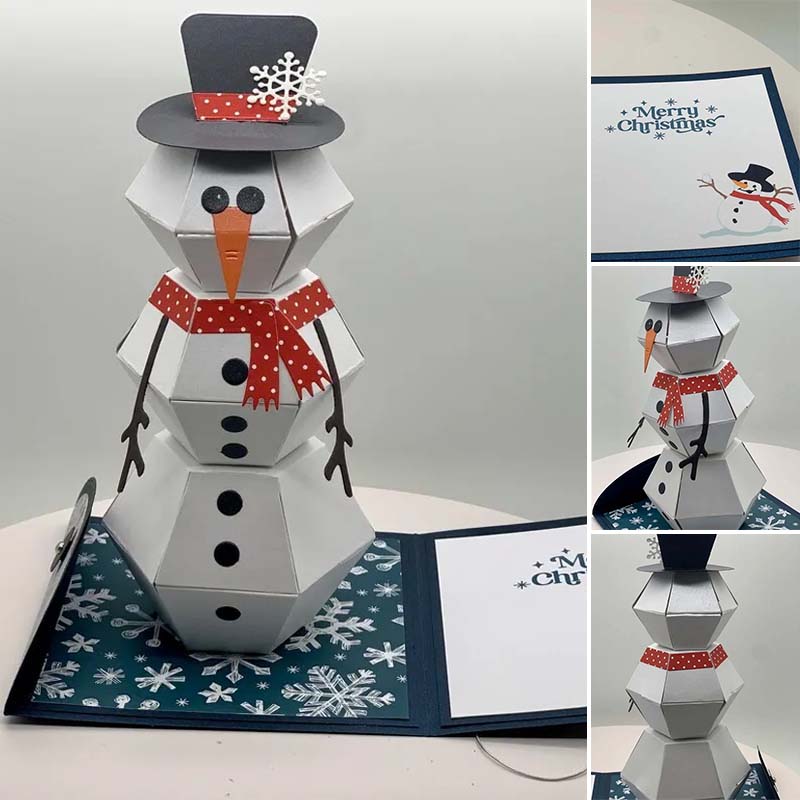 3D pop-up kerstkaart