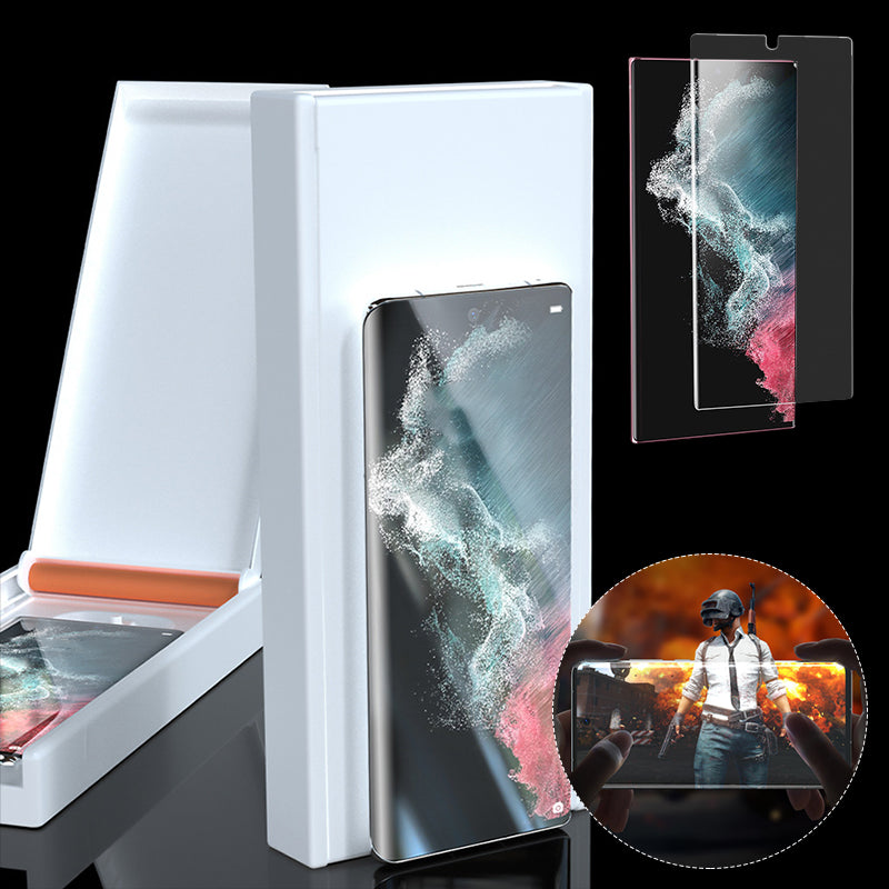 Premium schermbeschermfolie met installatiedoos voor Galaxy S23 Ultra