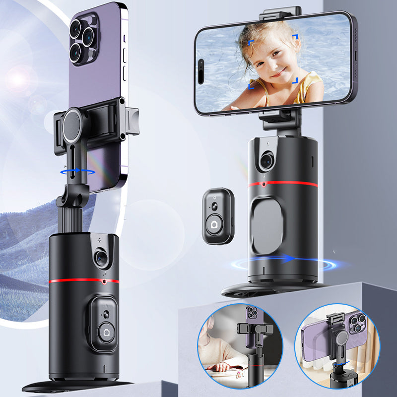 360° Smart Tracking Gimbal met Gezichtsherkenning