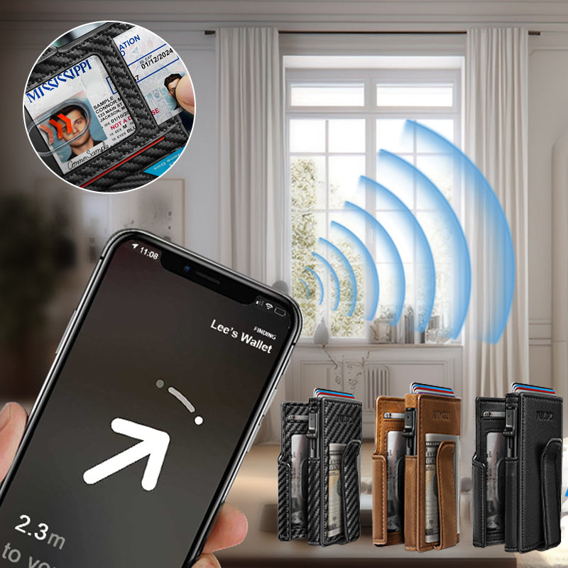 Zakelijke stijl pu lederen geldclip voor heren