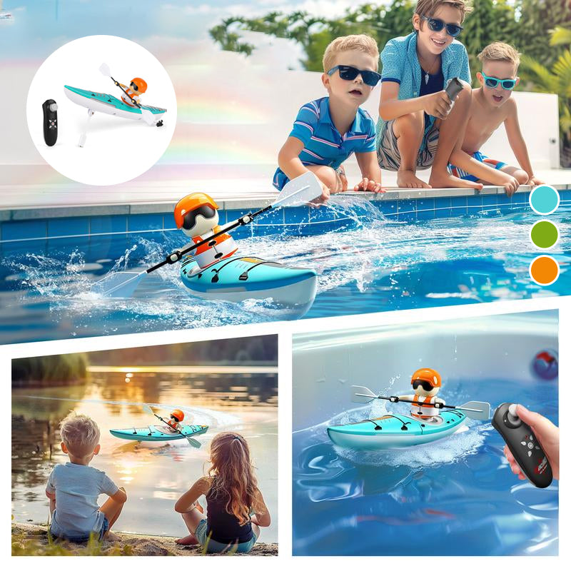 Kleurrijke op afstand bestuurbare raceboot