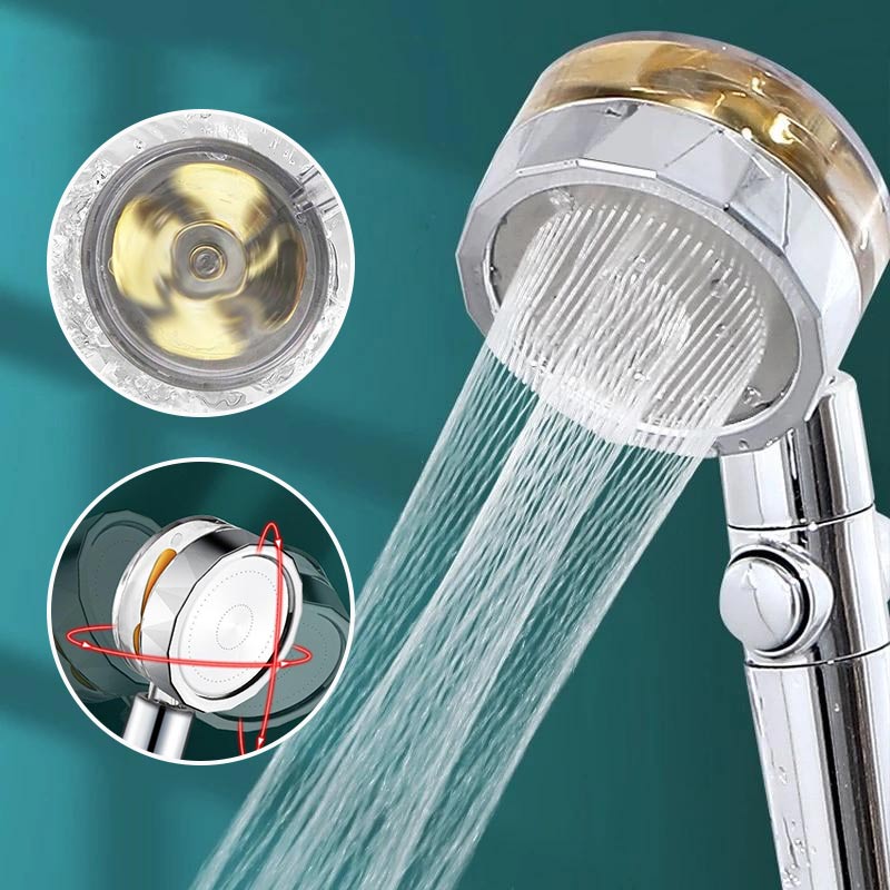 Draaibare hogedruk douche