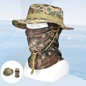 Multifunctionele camouflage-bergsporthoed