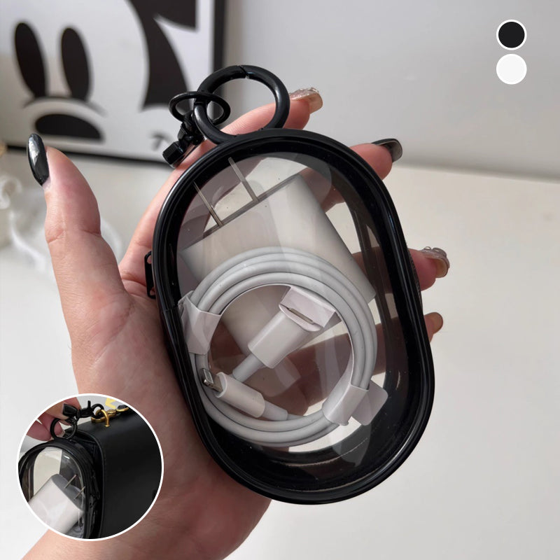 PVC waterdichte transparante kabelopbergtas