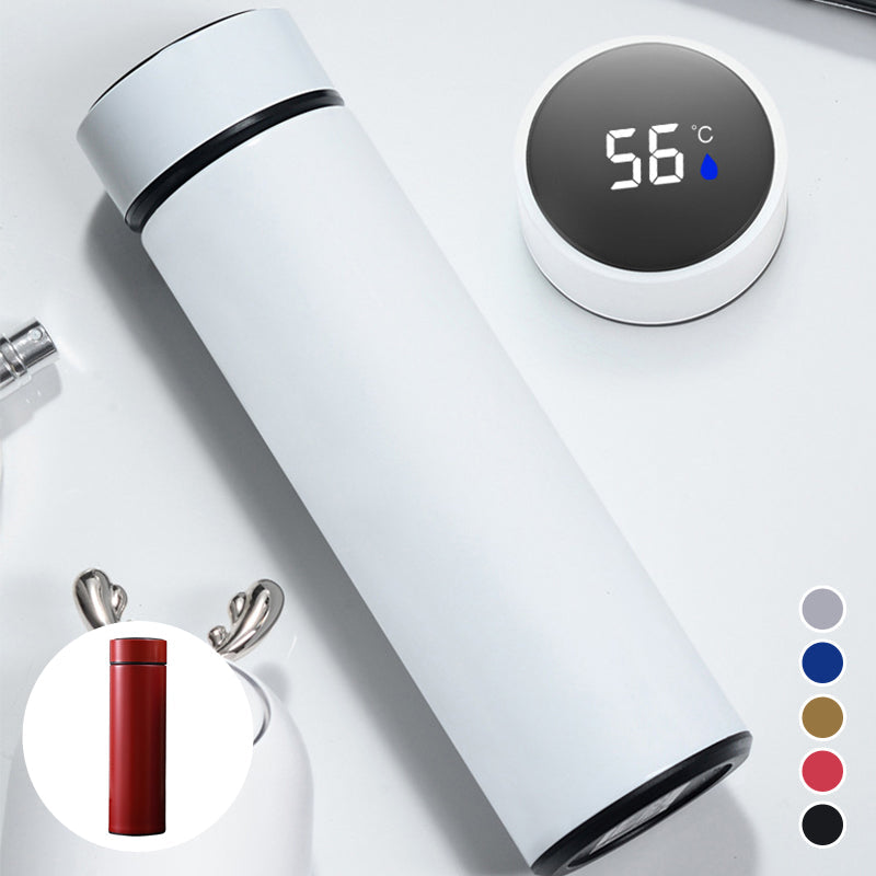 Slimme temperatuurgevoelige thermosbeker