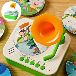 Fonograafverhaalmachine voor kinderen in het vroege onderwijs