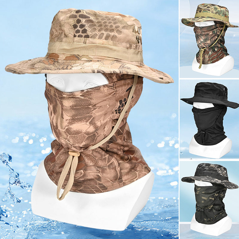 Multifunctionele camouflage-bergsporthoed