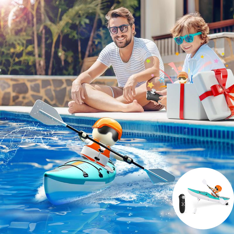 Kleurrijke op afstand bestuurbare raceboot