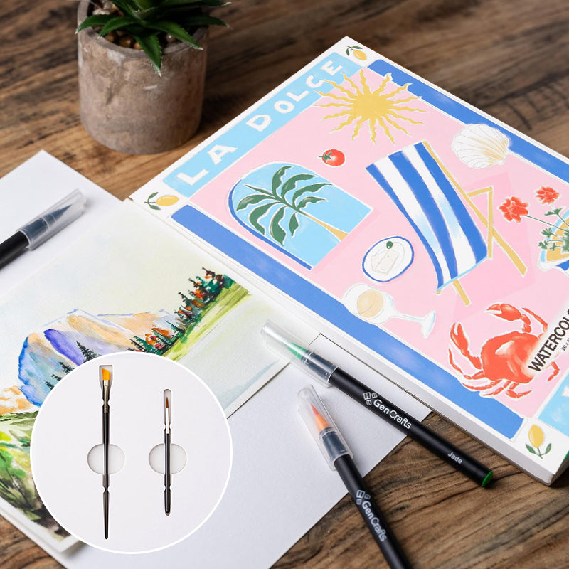 Aquarel verfkussentje