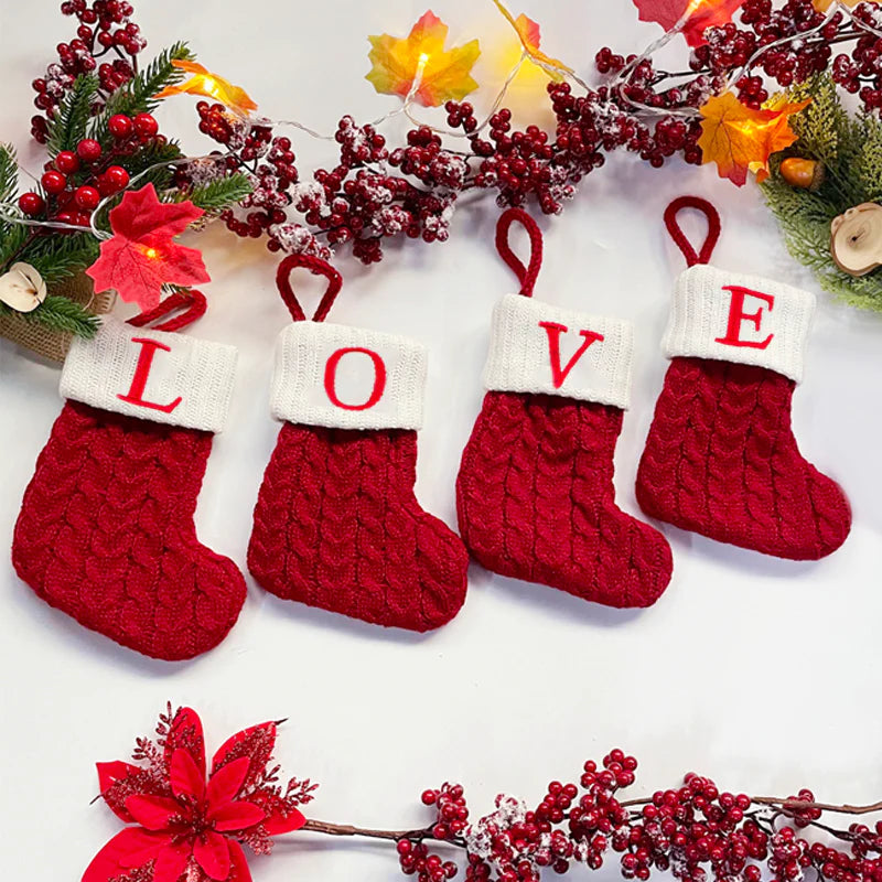 Kerst Brief Cadeau Sokken