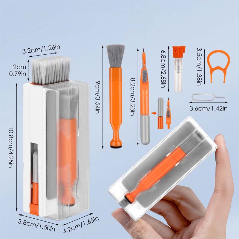 Multifunctionele laptopschermreinigingsset