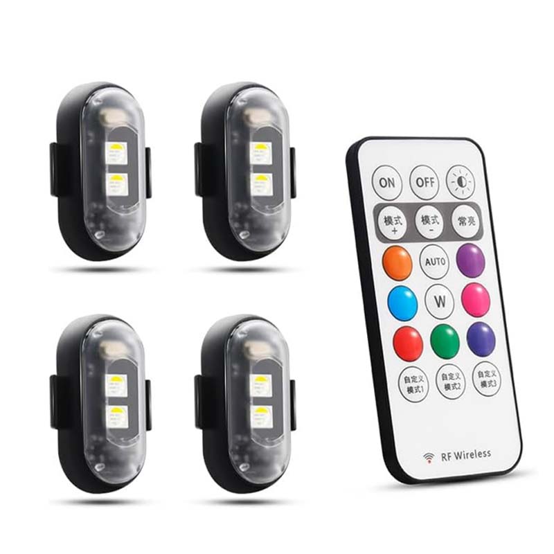 Kleurrijke auto LED-verlichtingsset Zomer LED-verlichting voor auto