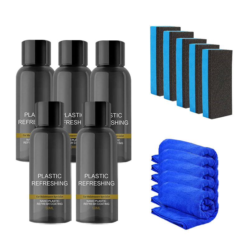 Opknapmiddel voor het opknappen van autokunststoffen