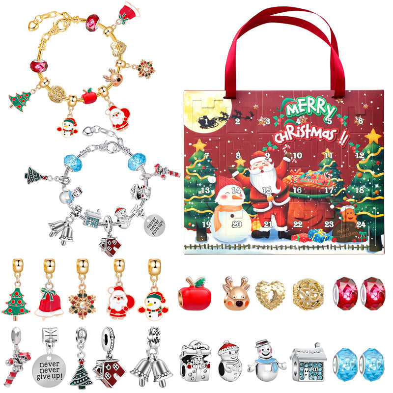 24 Dagen Countdown Kalender DIY Kerst Adventskalender Armbanden Set