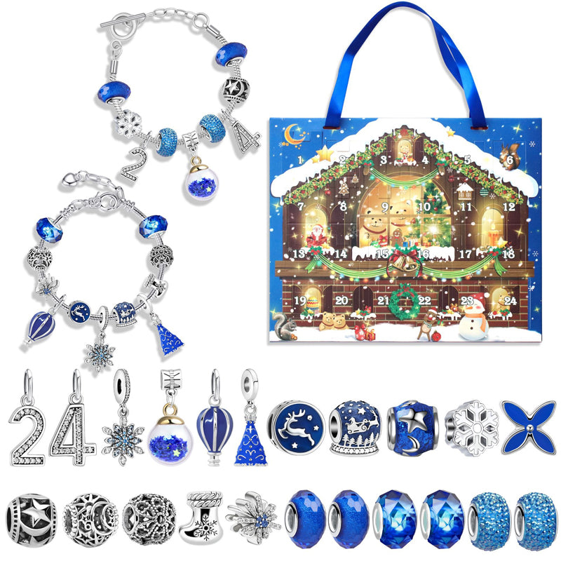 24 Dagen Countdown Kalender DIY Kerst Adventskalender Armbanden Set