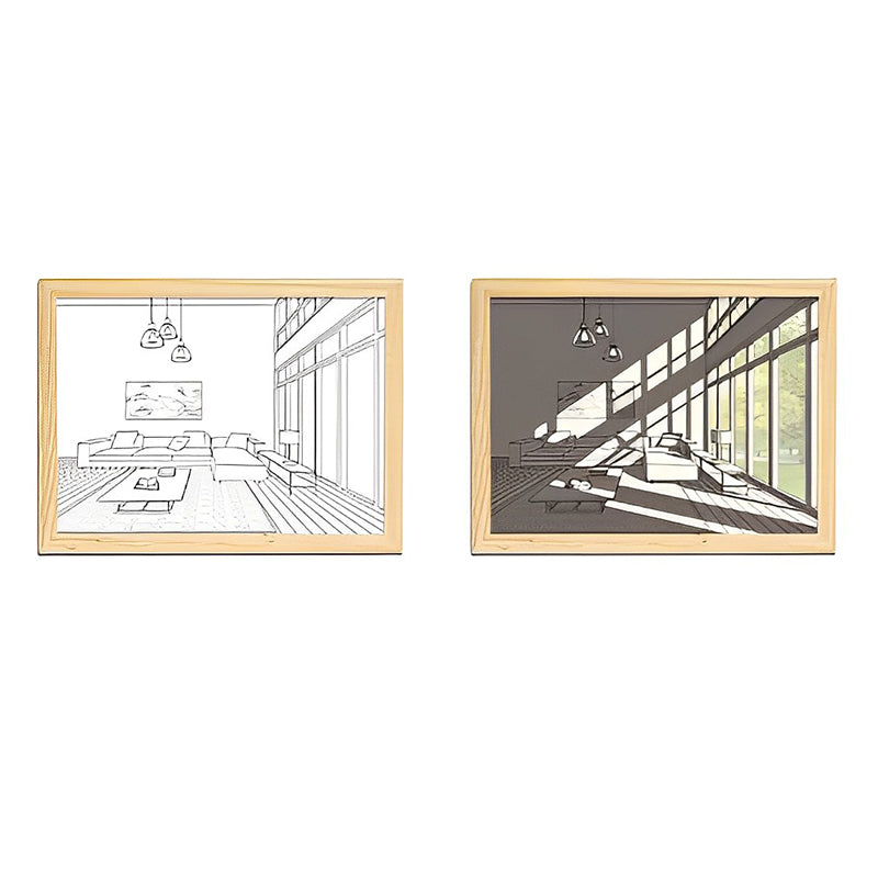 Verlichting Schilderij Decoratie