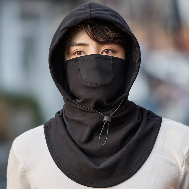 Hooded Face Mask met Nackwarmer voor Fietsen