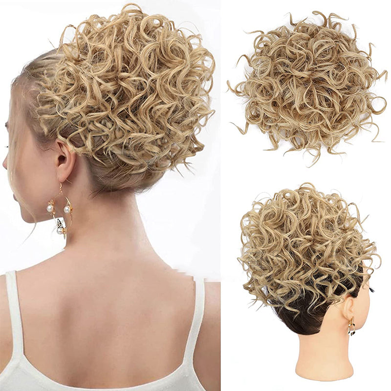 Elastisch trekkoord Los kort krullend knotje