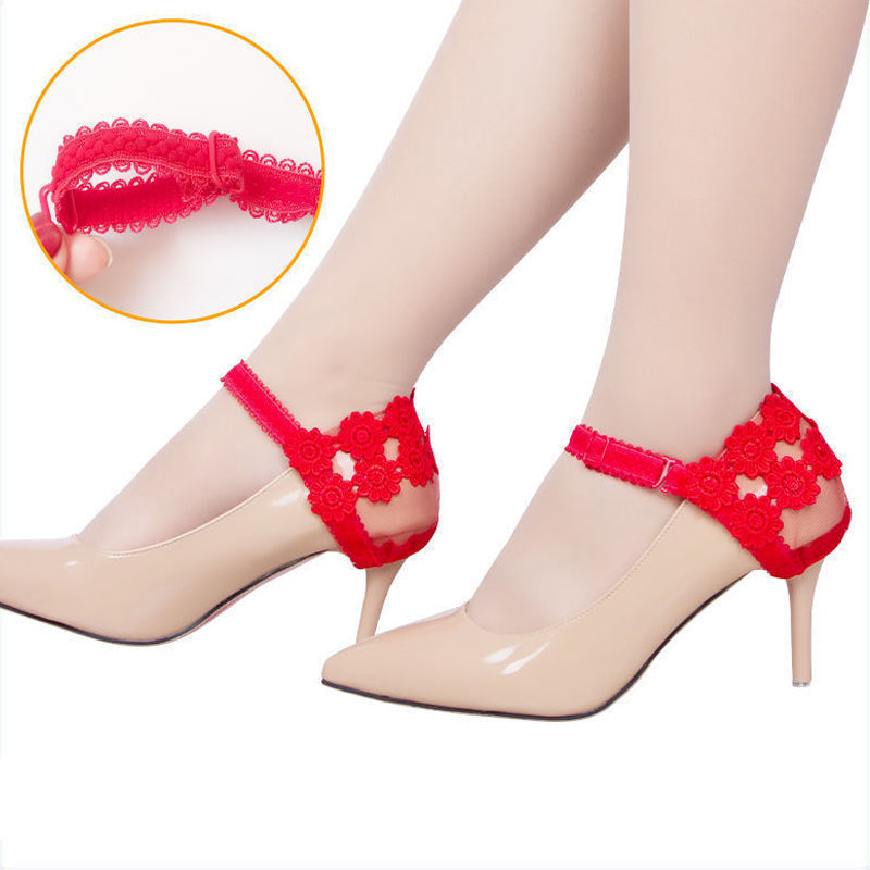 Kant hoge hakken schoenriemen