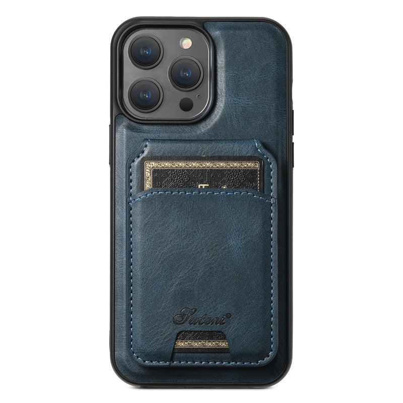 Leren kaarthouder telefoonhoesje