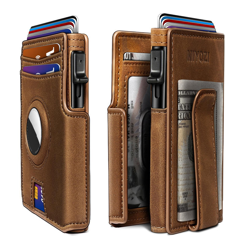 Zakelijke stijl pu lederen geldclip voor heren