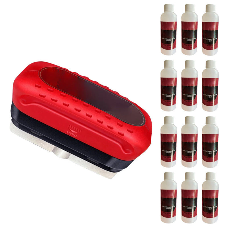 Glazen schoonmaakbord