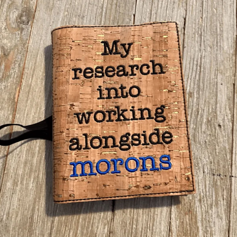 Humoristische notitieboekjedekking