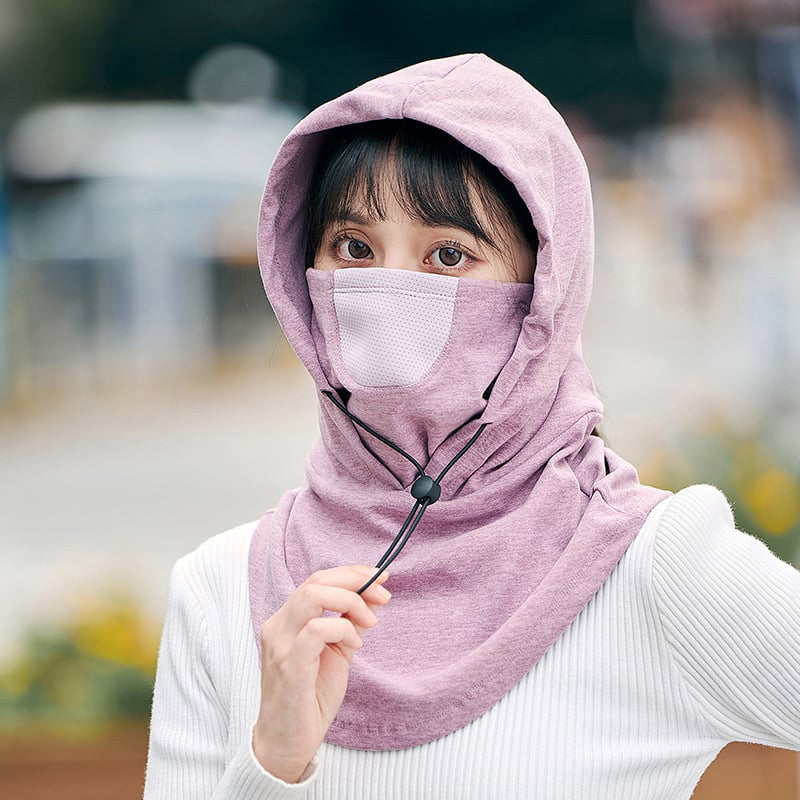 Hooded Face Mask met Nackwarmer voor Fietsen