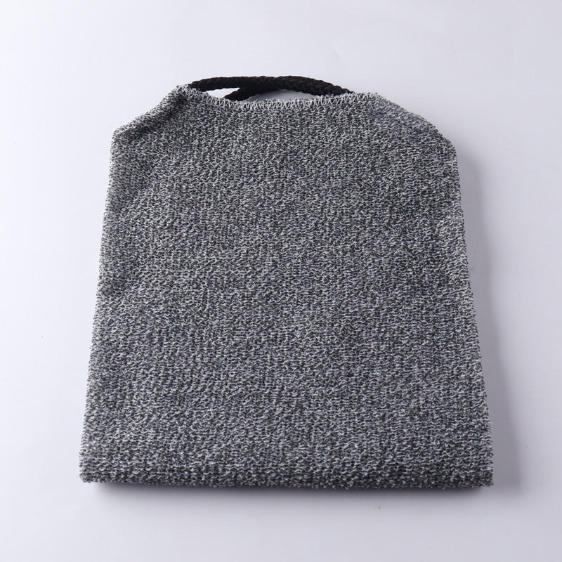 Rekbare rugwrijfbadhanddoek