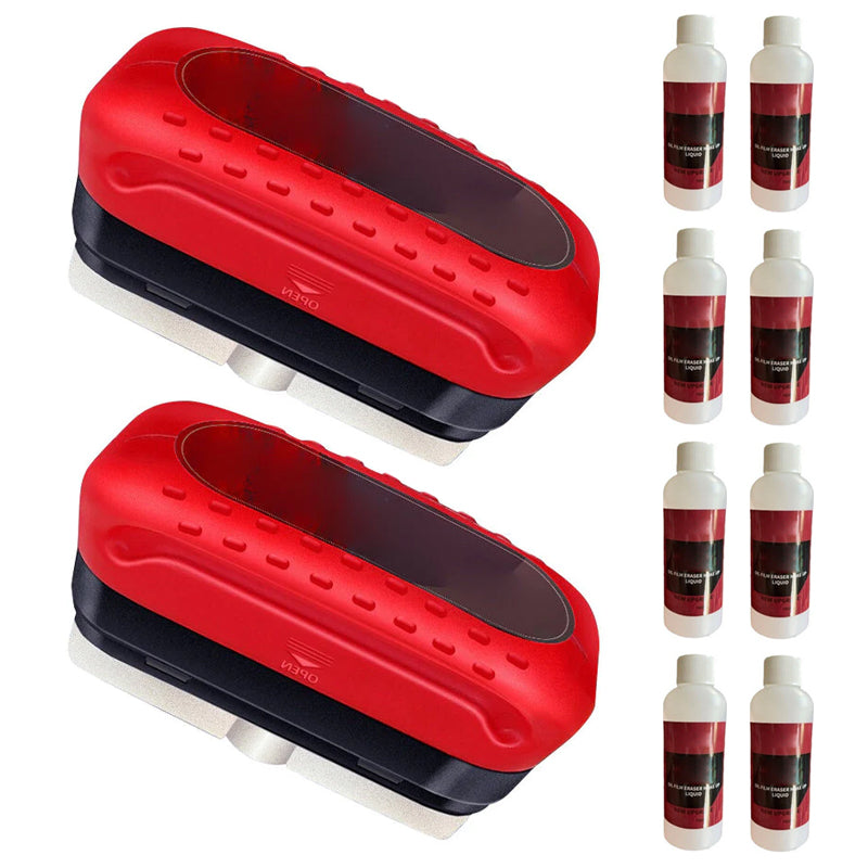 Glazen schoonmaakbord