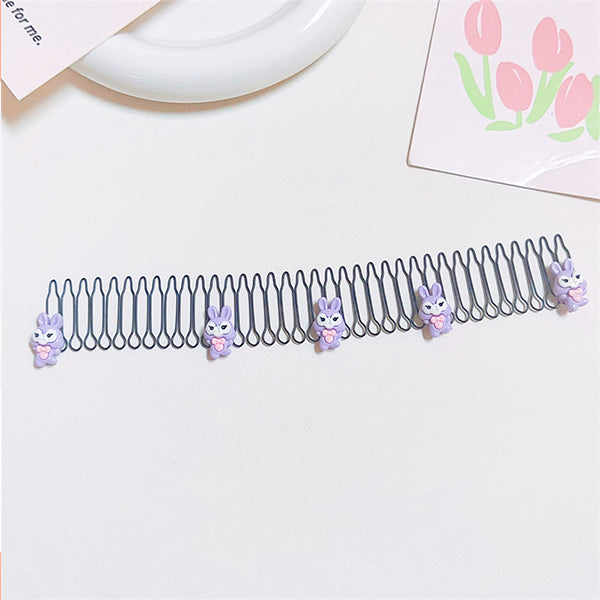 Rekbare onzichtbare haarclips