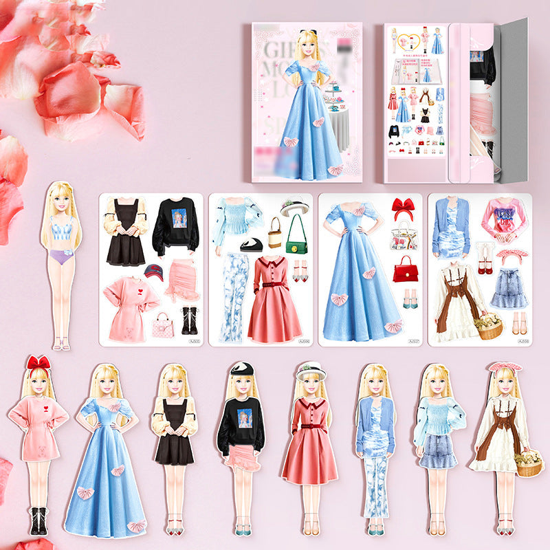 👗Magnetische prinsessen-aankleedpop van papier👸