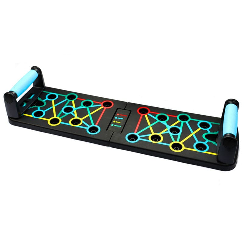 Opvouwbare push-up multi-spiertrainer