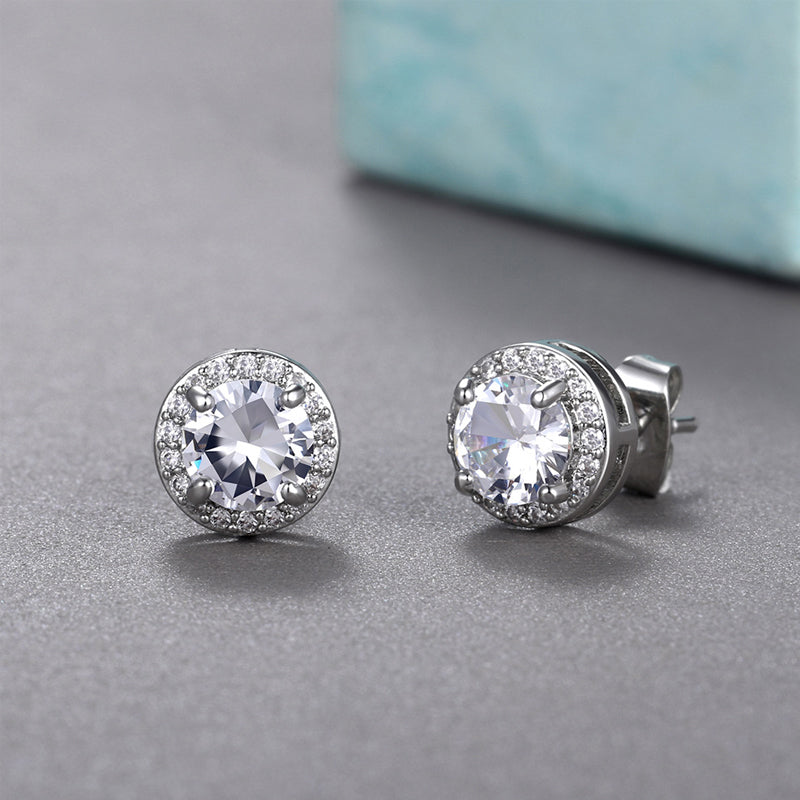 Creatieve bijpassende oorbellen van zirkonia