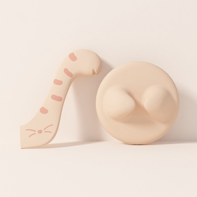 Deksel en schep voor voedsel voor huisdieren