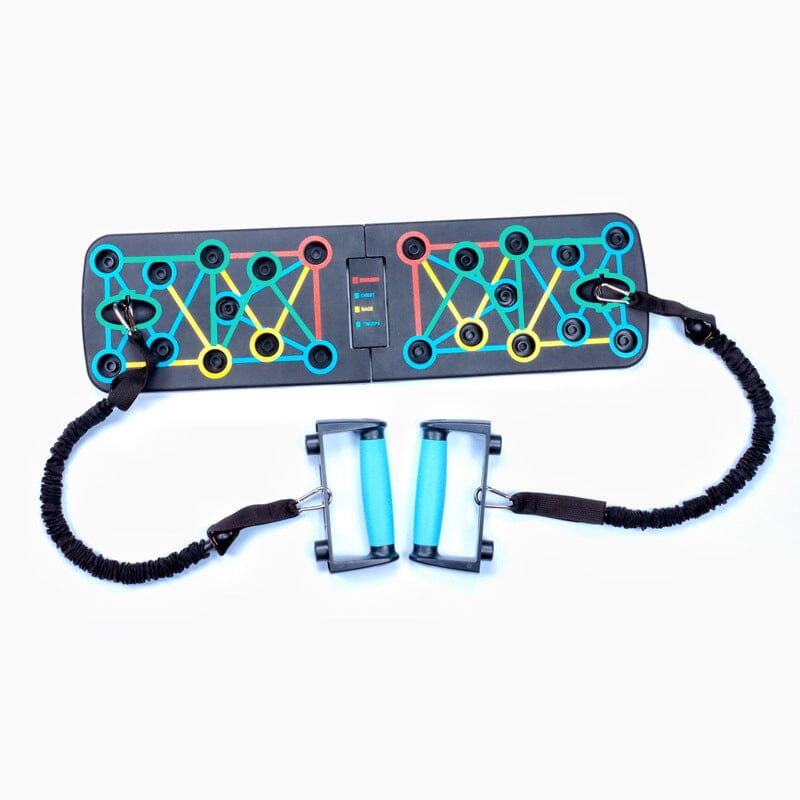 Opvouwbare push-up multi-spiertrainer