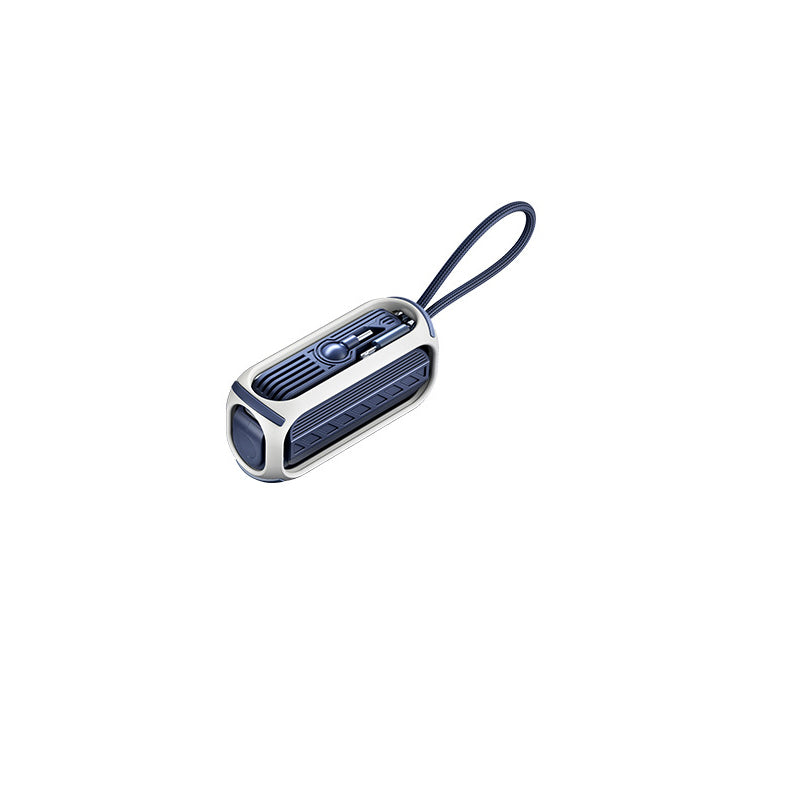 Snel opladende roterende powerbank met ingebouwde kabel