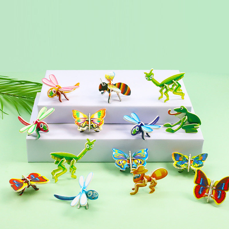 DIY driedimensionale insectenpuzzel
